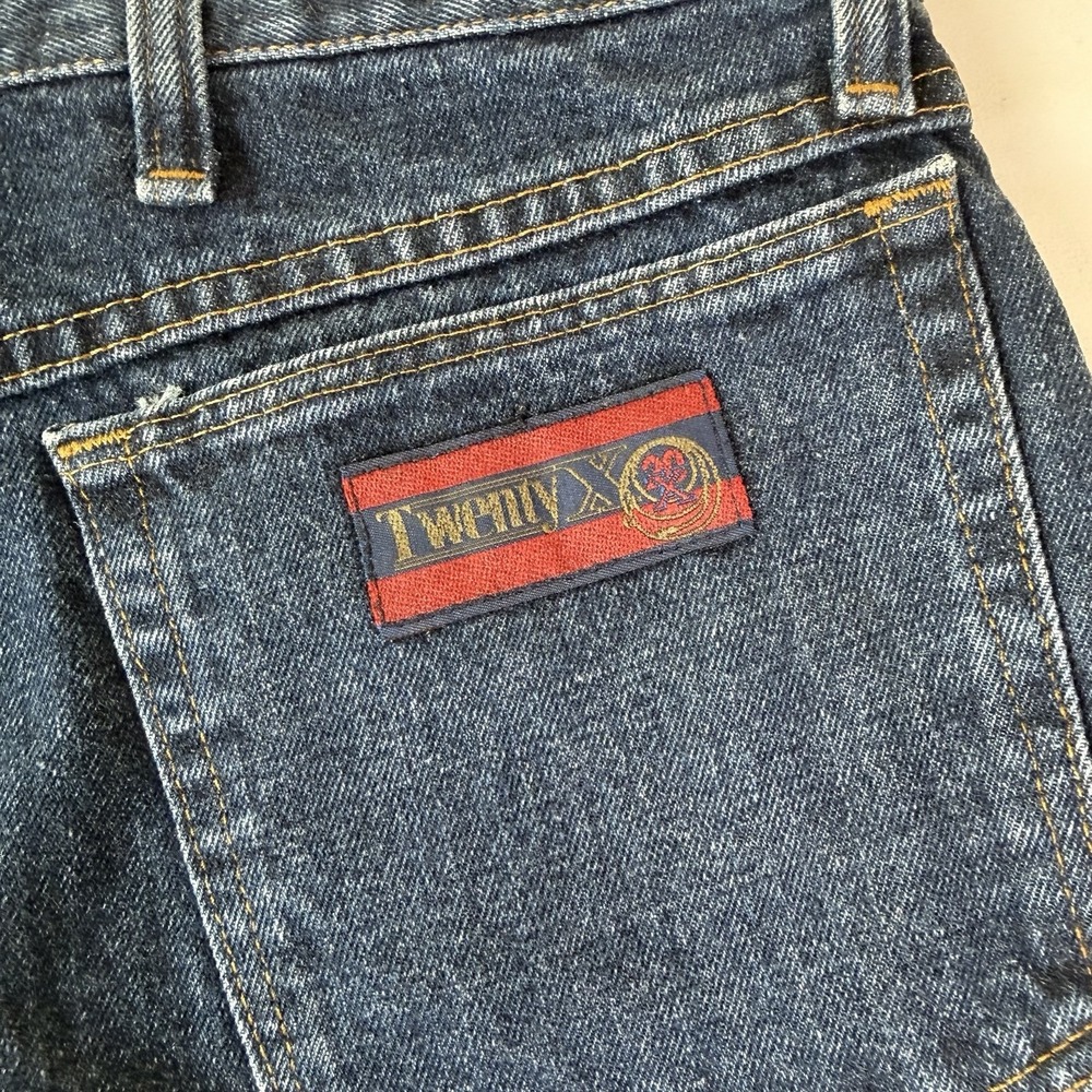 Wrangler 20X Jeans Men 40x34 Blue Denim Cowboy Cut Straight Leg Vintage Bootcut - Picture 4 of 8